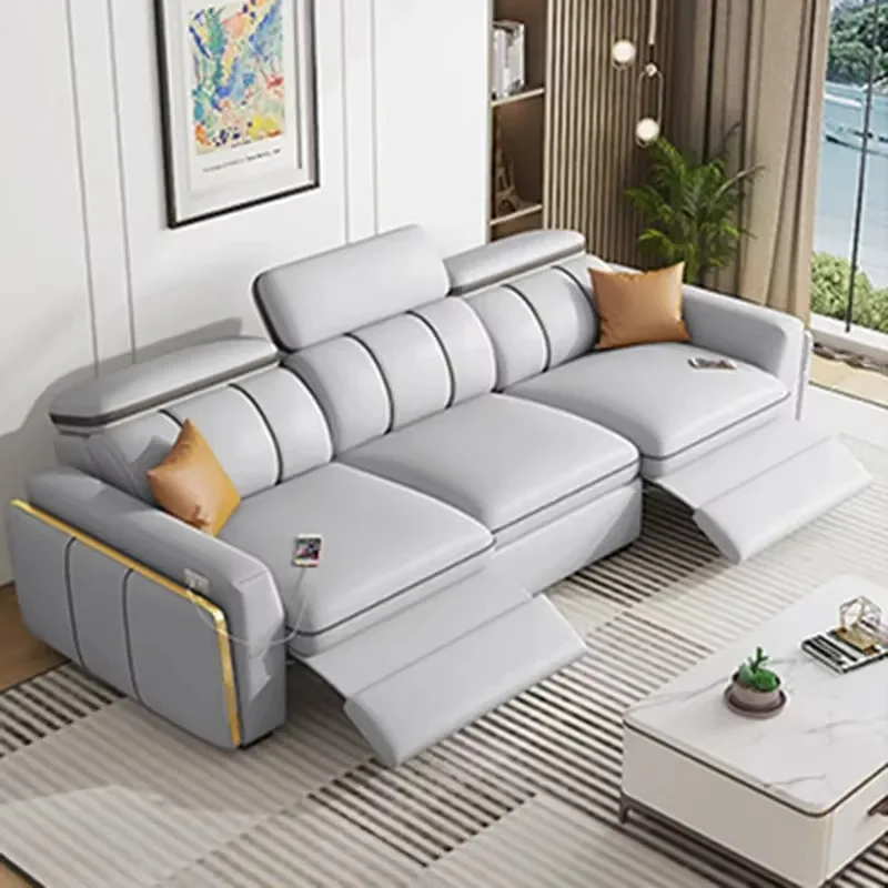 Tamanho completo braço sofá elétrico loveseat design interior designer sofá de grandes dimensões sofá italiano divano soggiorno móveis para casa