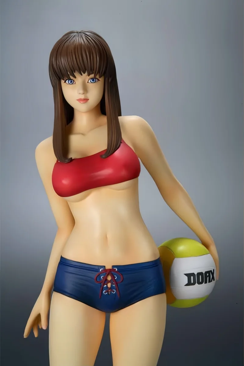 Original KOTOBUKIYA anime Dead or Alive: Xtreme Beach Voleibol figura modelo Asuka juguete coleccionable traje de baño rojo juguete