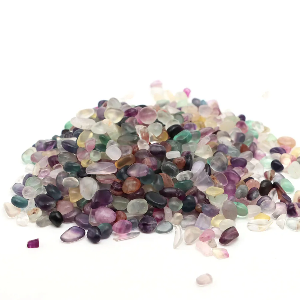 Natural Stones Gravel Crystal Chip Quartz Fluorite Mineral Reiki Healing Tumbled Specimen Gemstone Fish Tank Home Aquarium Decor view 6
