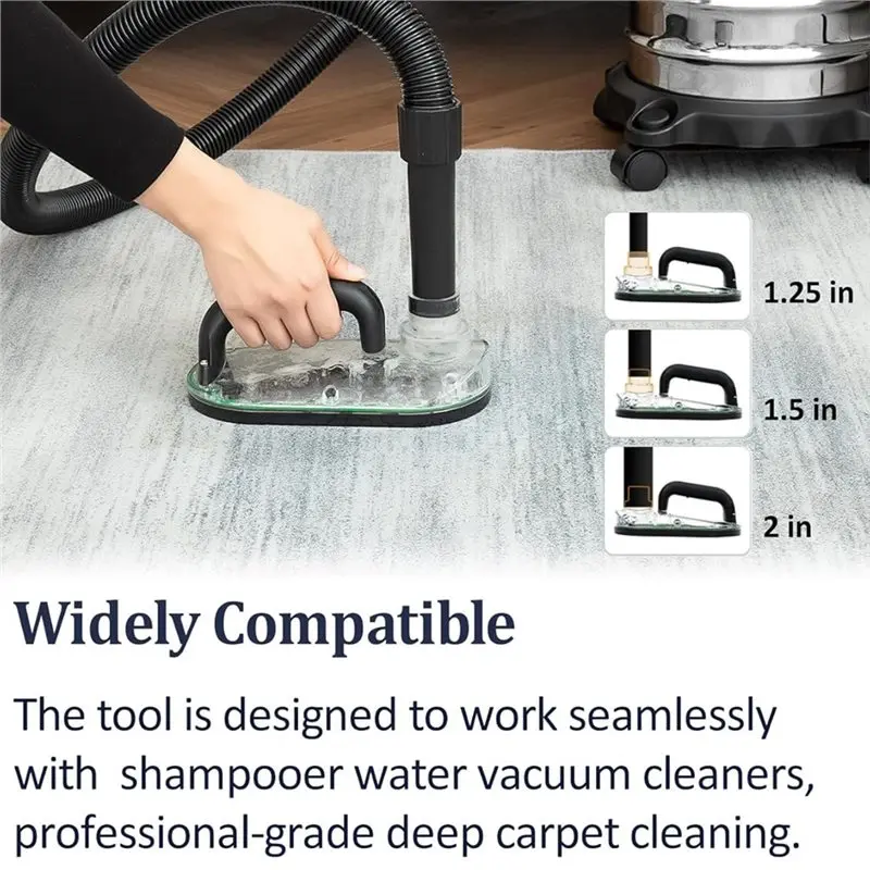 B97A-Stain Remover Tool Handheld Sub Surfaces Carpet Extractor Cleaner For Wet Dry Vacuums Deep Rug Shampooer Attachment
