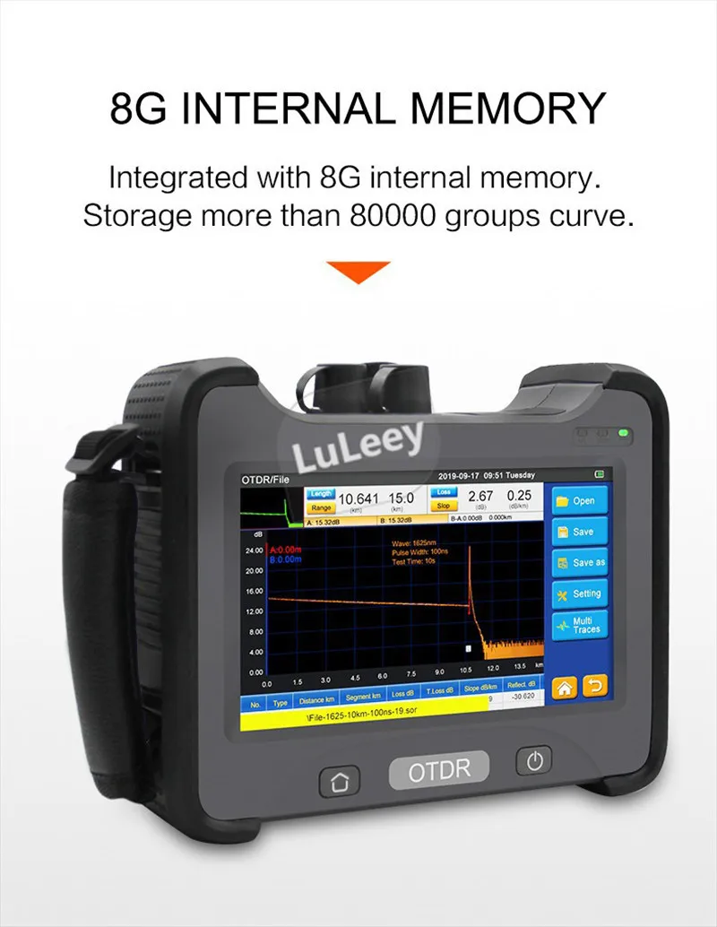 Optical Time Domain Reflectometer (OTDR) 850/1300/1310/1550nm Four-Wavelength Single Multi-Mode Integrated