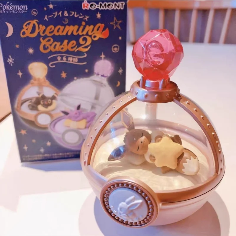 Rement Pokemon Blind Box Eeveelution Schlafball Desktop Ornament Geburtstagsgeschenk 6 Stile Sammlerstück Kinderspielzeug