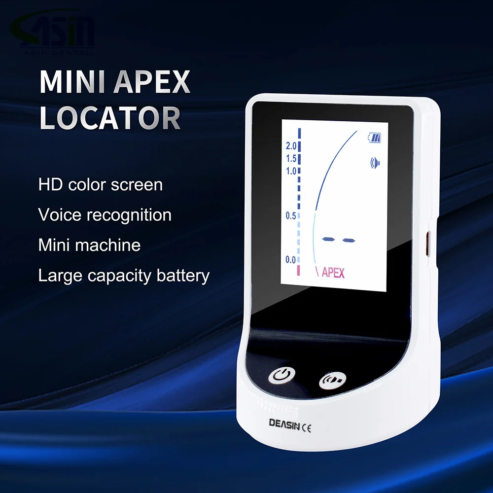 

Dental Laboratory Endo Root Canal Apex Locator Automatic Calibrating ensures Endodontic Buzzer Alert 3.2 Inch LCD Screen Measur