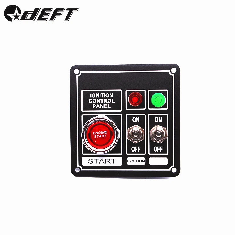 engine start button LED toggle switch Auto parts new aluminium alloy combination panel switch with indicator light