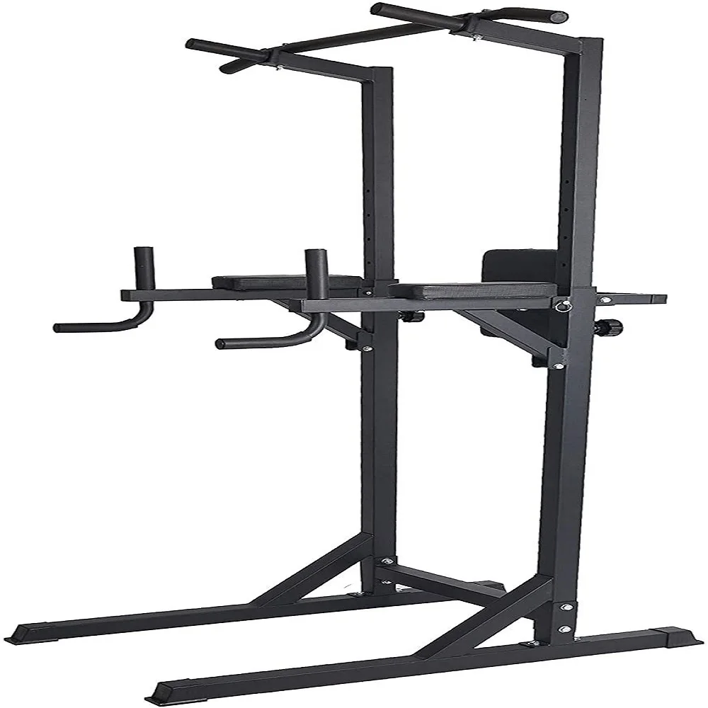 NEW Bosonshop Power Tower Adjustable Multi-Function Strength Training Dip Stand Workout Station Fitness Equipment for Home Gym