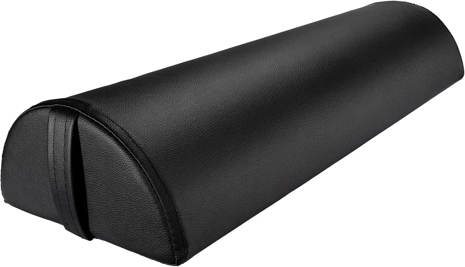 

Большая подушка-валик для массажного стола, 24x8x4 дюйма, из искусственной кожи, в форме полумесяца, для облегчения боли в лодыжках, спине и коленях