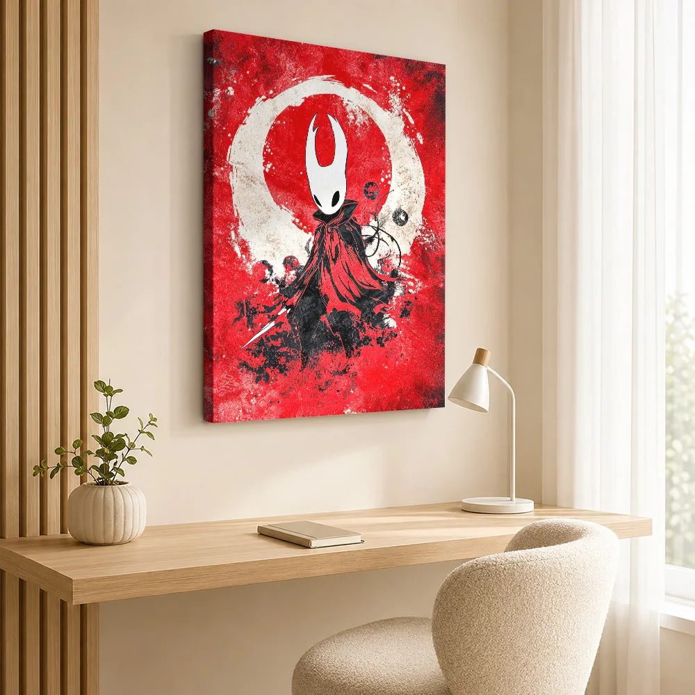 Hornet from Hollow Knight Canvas Painting Poster Customized Photo Gaming Anime Canvas Wall Art for Bedroom Decor Ready to Hang