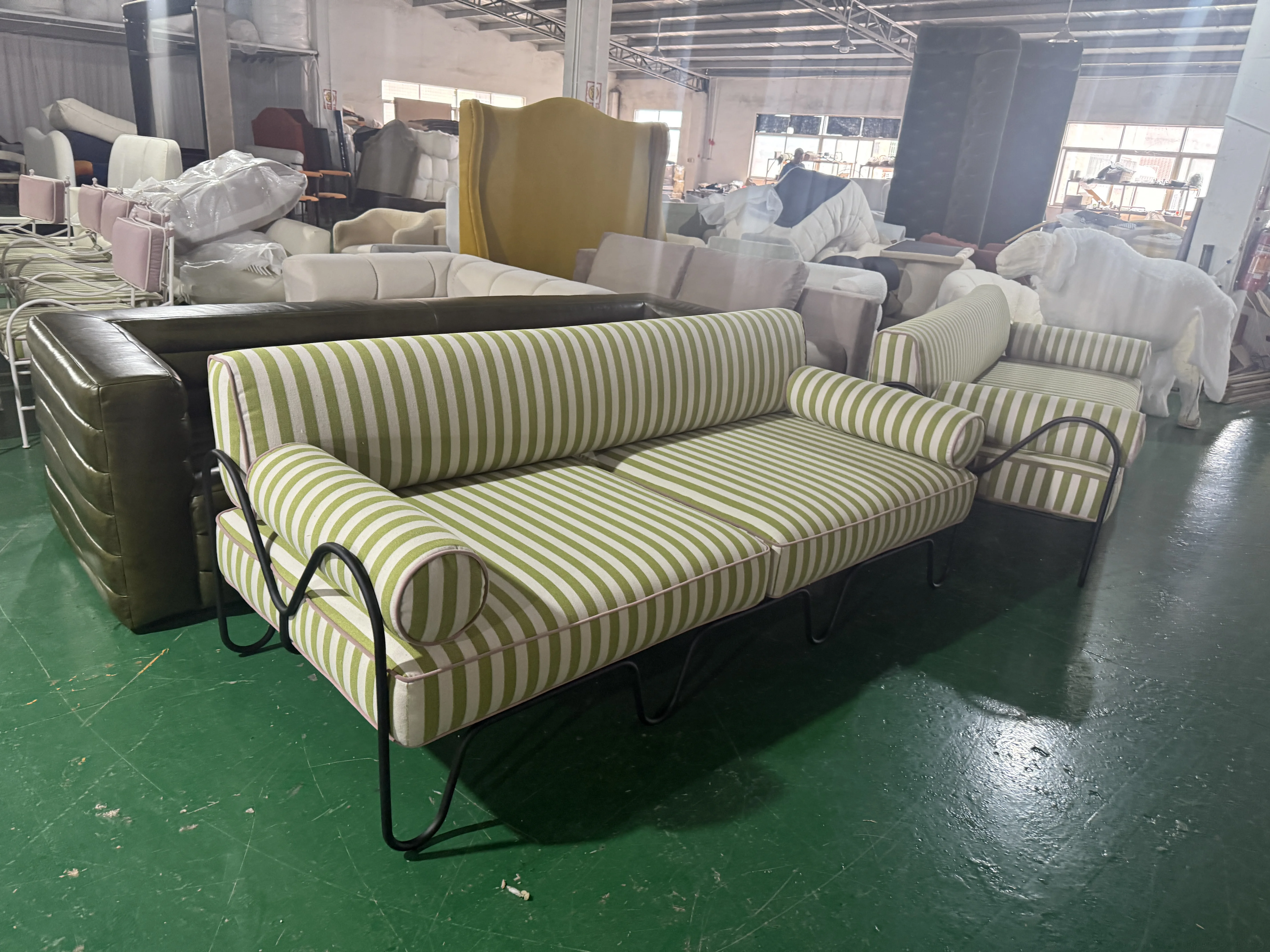 &Modern Three Seat Waterproof  - Outdoor Furniture Quick Dry ulasan dan harga