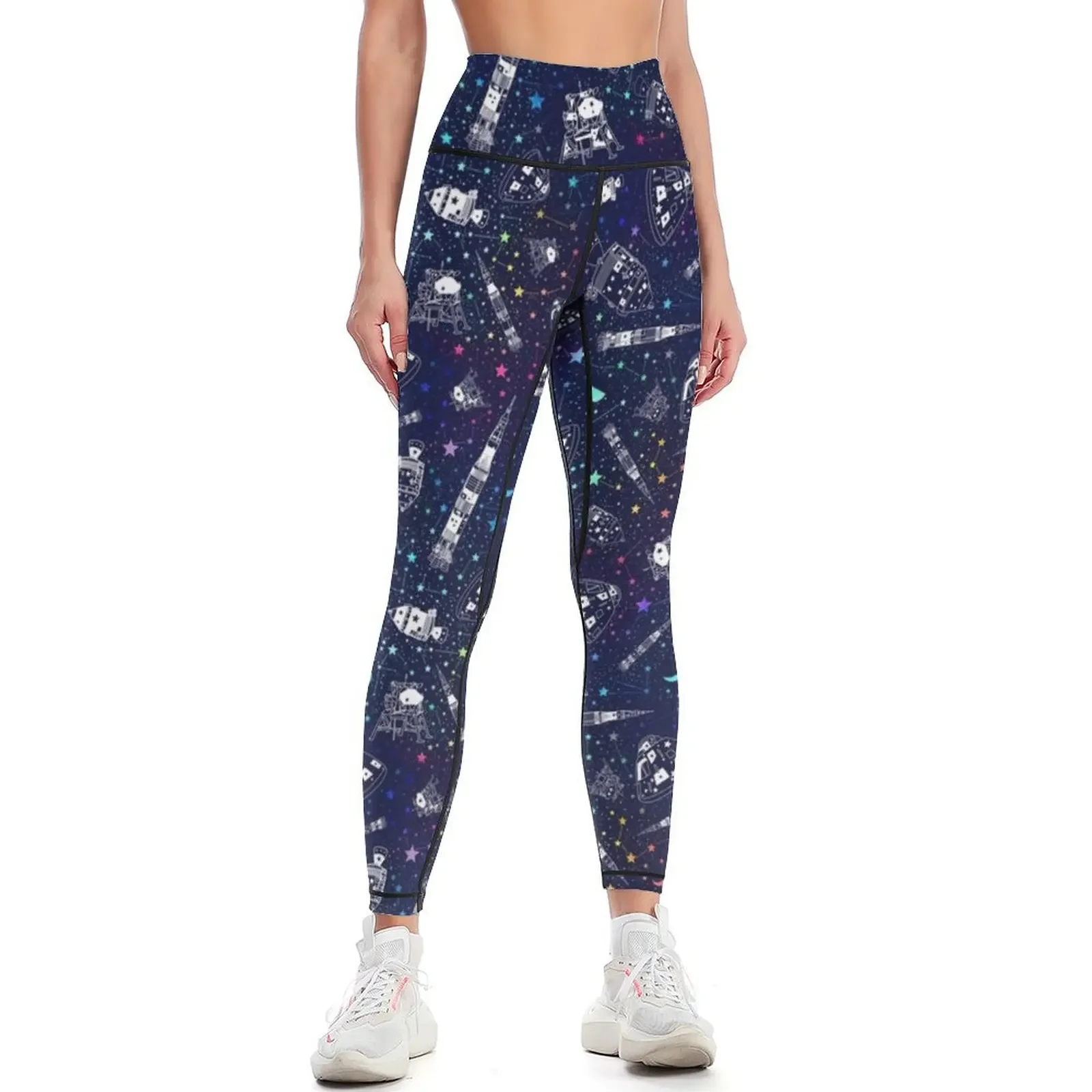 

Off to the Moon Leggings Sports pants for high waist sports for push up sports tennis for Womens Leggings