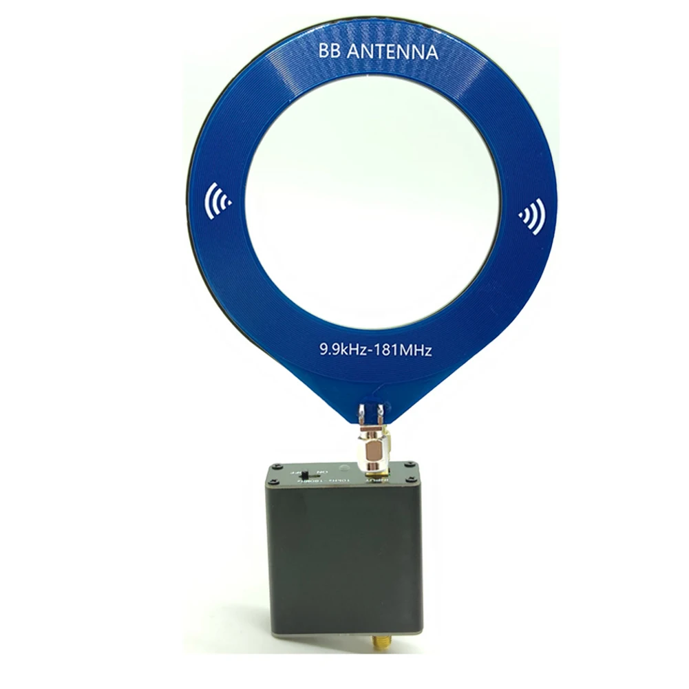 

Small Ring BB Antenna 9.9khz-181mhz SMA Interface Mini Loop Antenna Portable Antenna for Malachite SDR Receiver TEF6686 Receiver