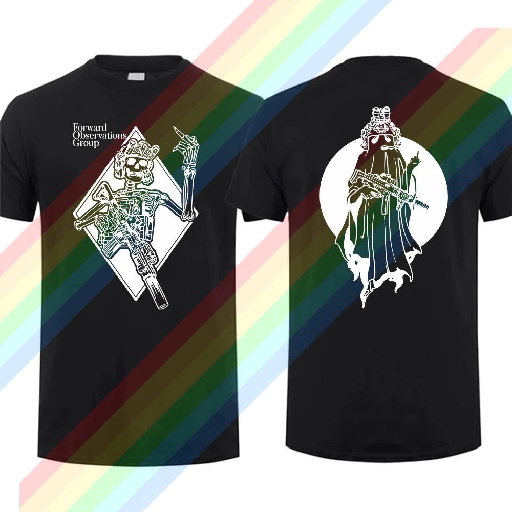 

New Gbrs Forward Observations Group T shirt Punk Skeleton T shirt Gothic Clothes Men Women Fashion Vintage Graphic Short Sleeves