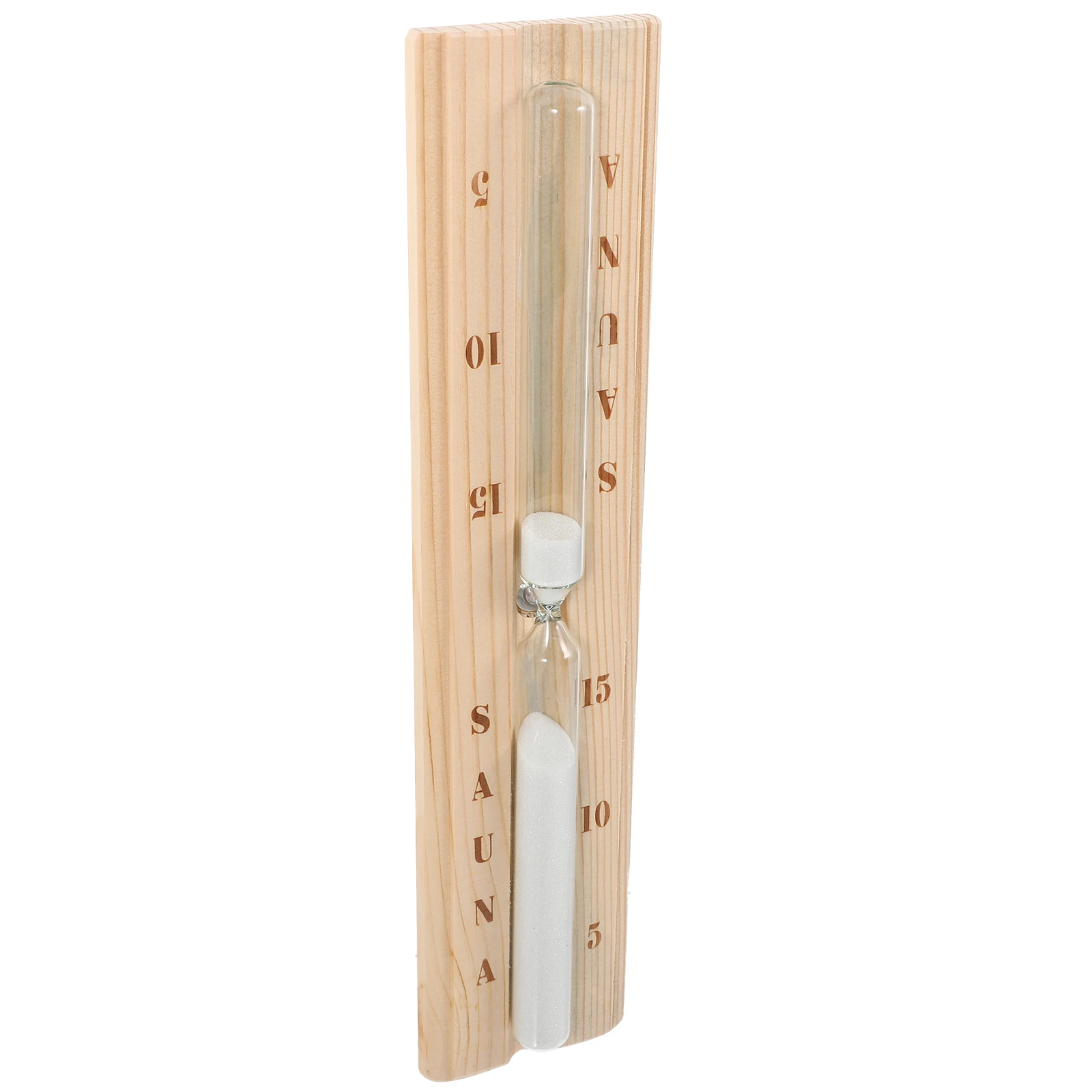 

Sauna Hourglass Timer 15 Minutes Wooden Sand Clock Small Decor Accessories Spa Supply Bathrooms Facilities Sauna Used Hourglass