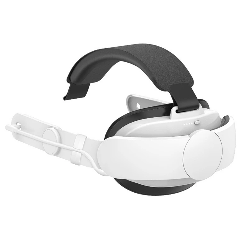 

Adjustable Rechargeable Head Strap for 3S Replacement Headband Elite Strap Headwear for 3S VR-BCBW