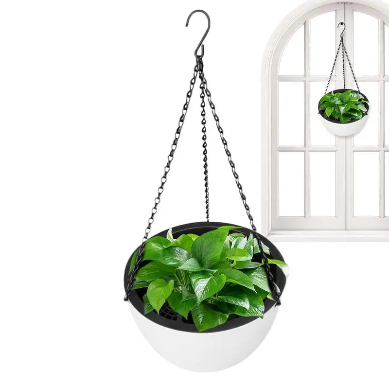 

Suspend Basket Flowerpot Adjustable Suspend Plant Hanger With Automatic Irrigation System For Balcony patio Home Garden Supplies