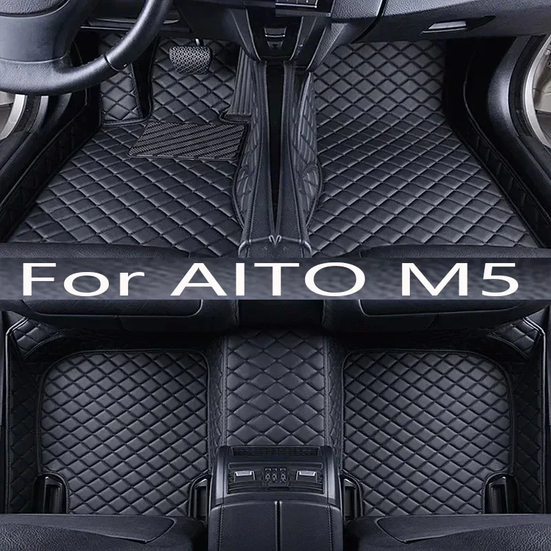 

TPE Custom Car Floor Mats For AITO M5 2022 2023 Waterproof Carpet Auto Interior Accessories