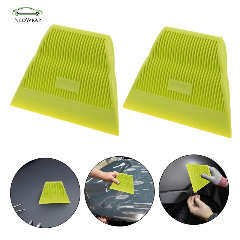 Trapezoidal Medium Soft Squeegee Scraper for Car Wrapping/Window Tinting/Wallpaper Installing Car Vinyl Film Wrapping Tool