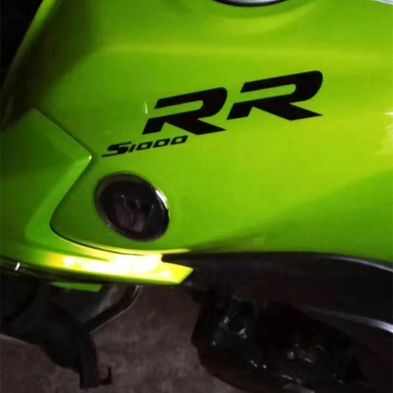 2pcs Motorcycle Refit Personalized Sticker Decorative Colorful Laser Reflective Waterproof Decals for BMW S1000RR