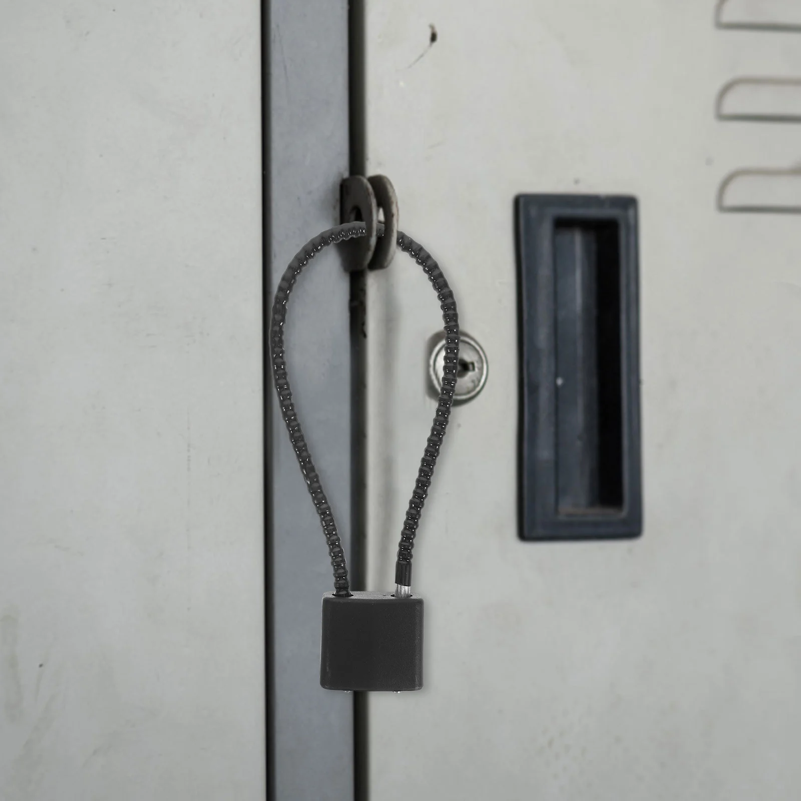 

Wire Padlock Bike Steel Cable Password Bicycle with Key Rope (plastic Outside) Cabinet Travel