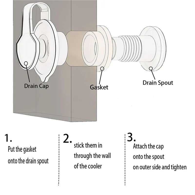 

Замена сливной пробки охладителя ABMH-6 Pack для охладителей, сливная пробка радиатора с длиной вала
