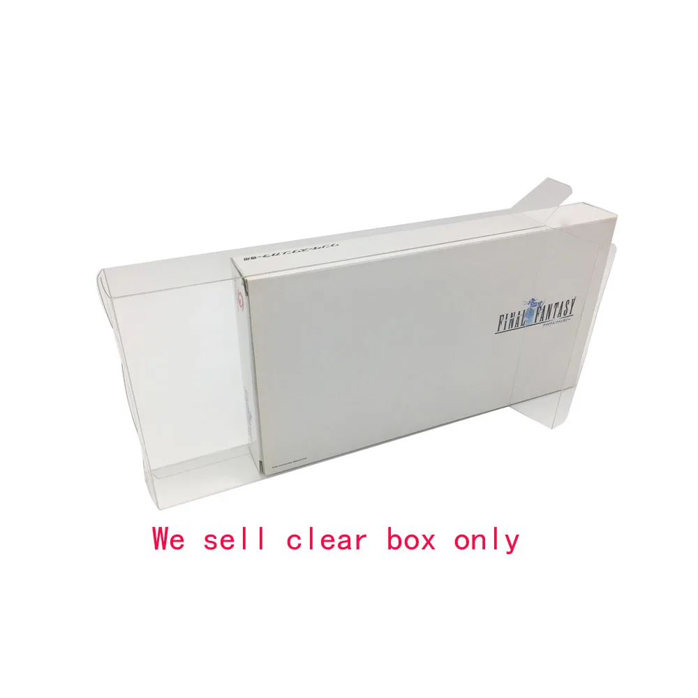 Transparent PET cover   box for WSC final fantasy limited  game console  colorful  box  storage display  box