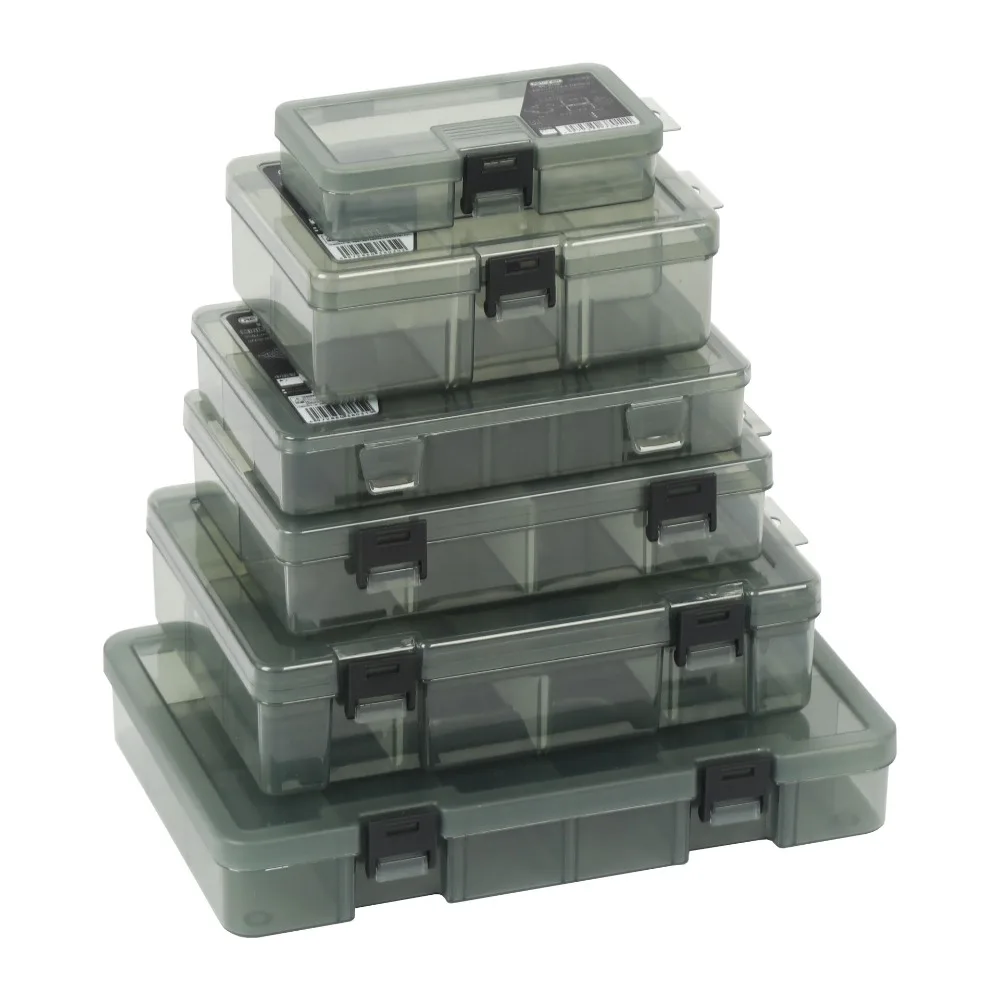 Multi-Grid Parts Box, Transparent Plastic Storage Box for Electronic Components, Small Screws & Accessories, Tool Organizer
