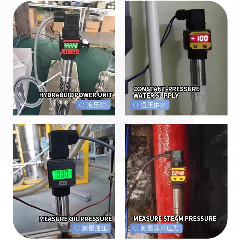 

Цифровой датчик давления с выходным сигналом 4-20мА/0-10В/RS485, резьба M20*1.5, быстрое откликаемое время 10мс