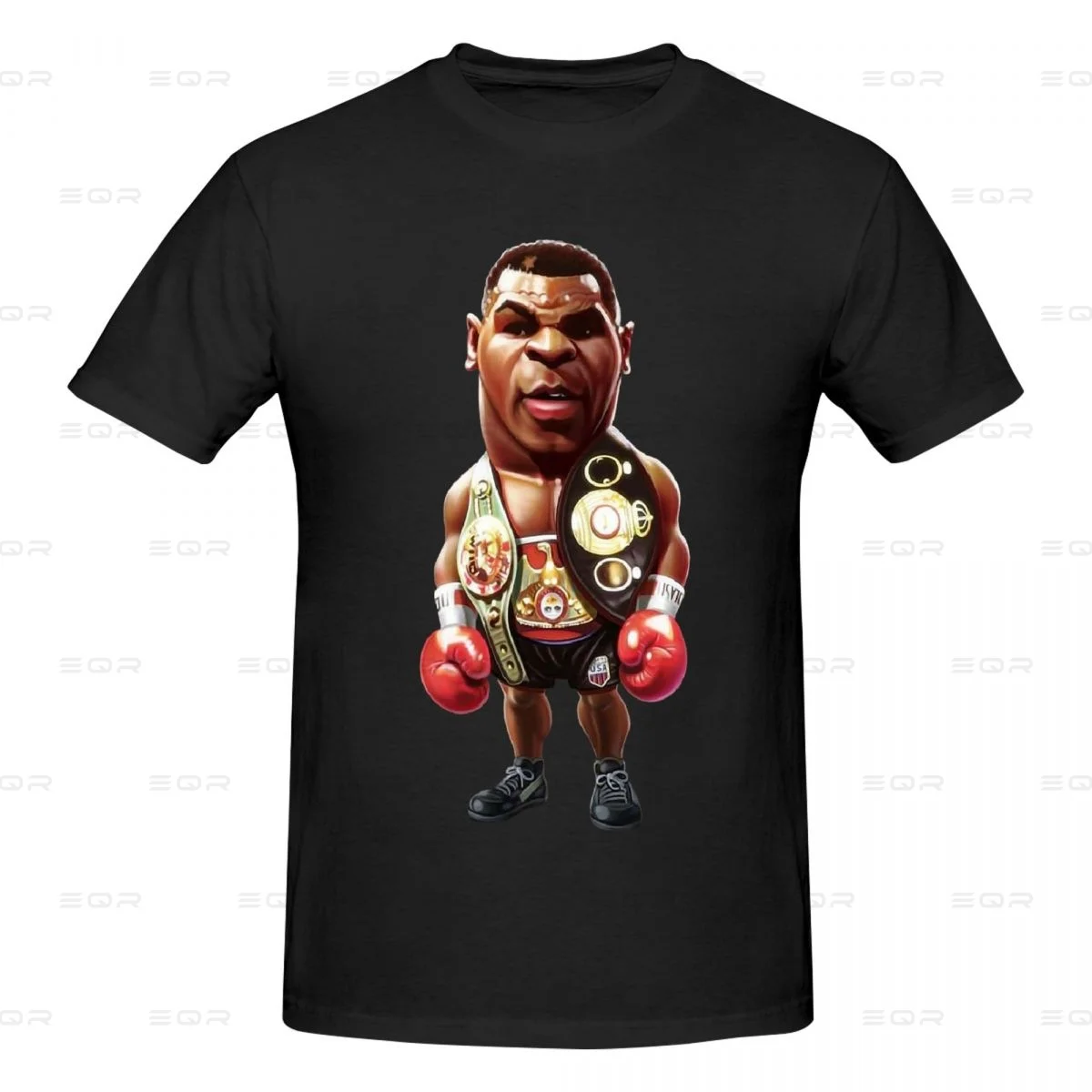 Mike Tyson Boxing Retro Boxing Men's round neck Oversized T-shirt,Modern,Tee shirt Novelty all the year round Gift