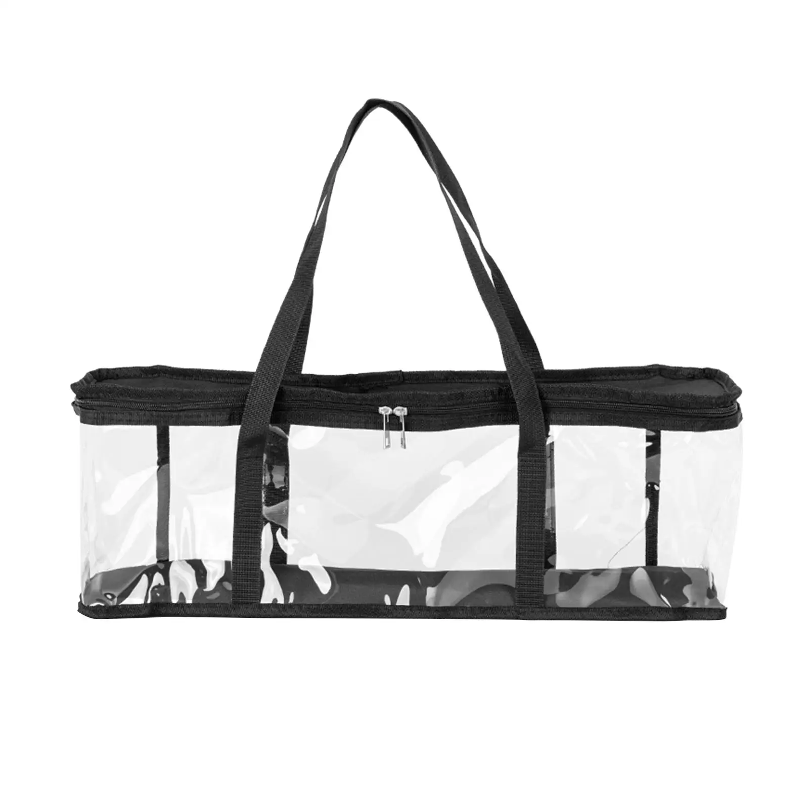 CD Storage Bag CD Holder Case with Handles ,Display Clear Window Transparent ,CD