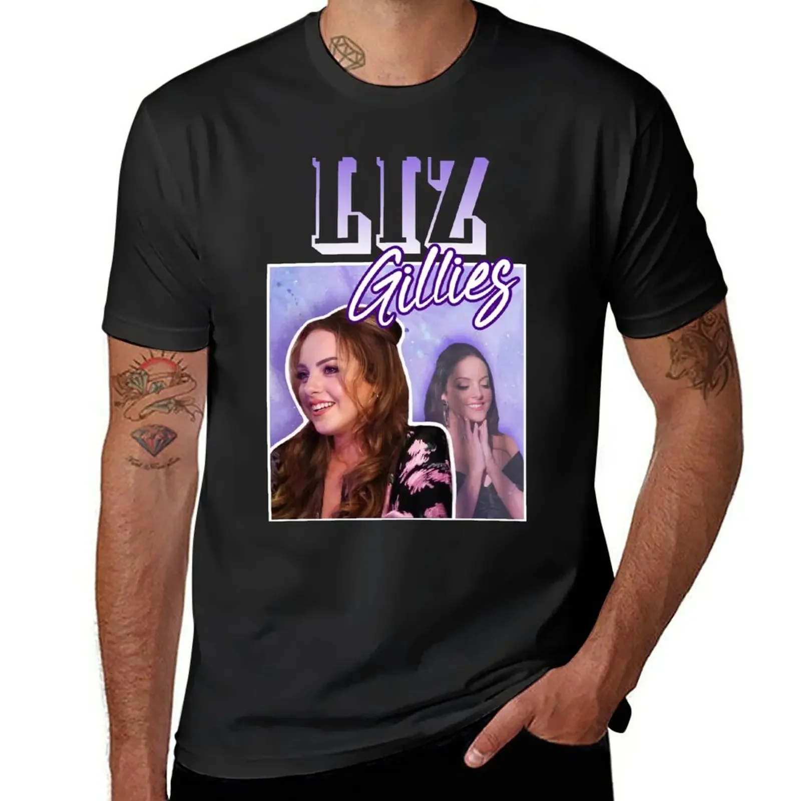 

liz gillies 2000's aesthetic T-Shirt sublime sweat oversized funny t shirts for men