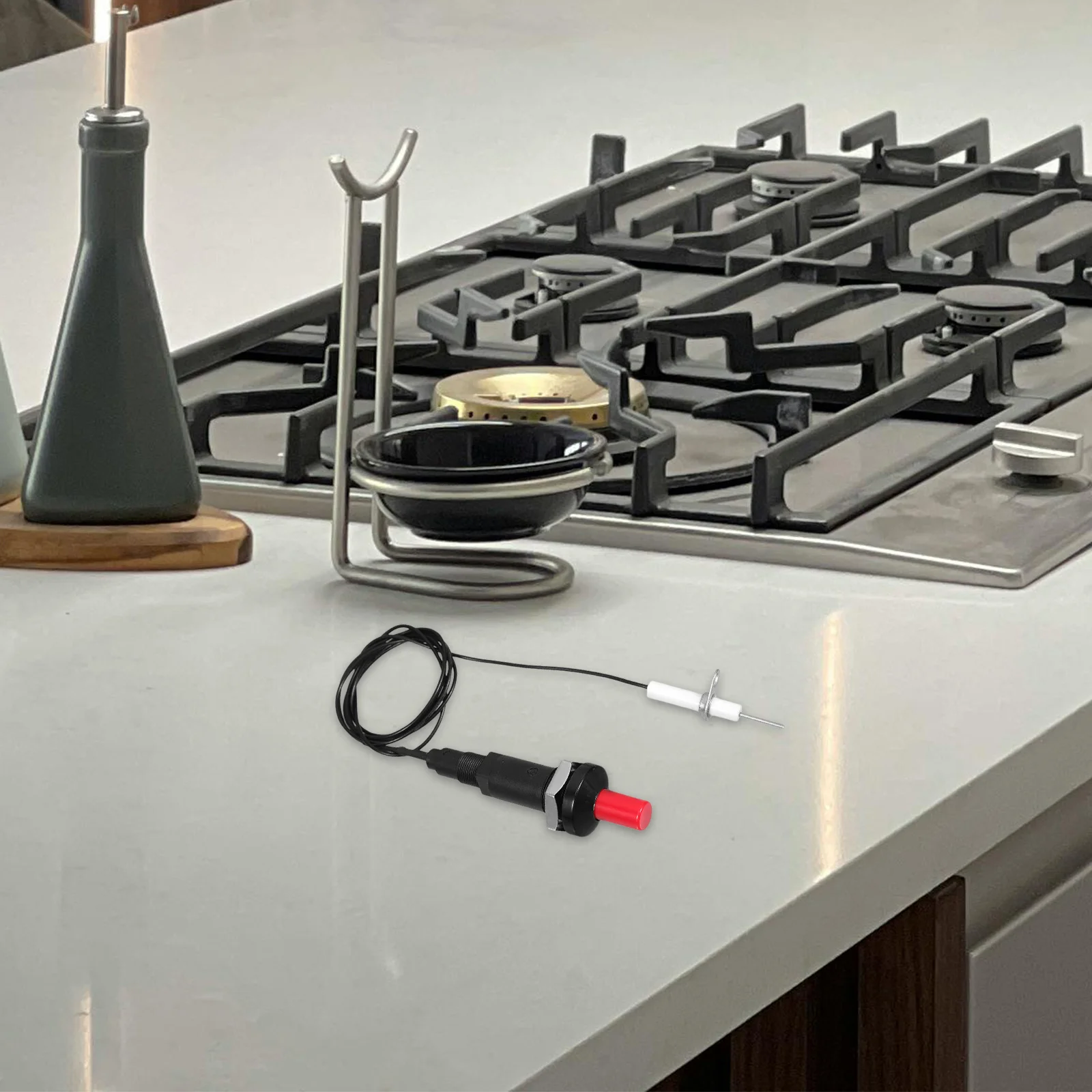 

Pushbutton Gas Stove Igniter Ceramic Electric Spark Ignition Outdoor Camping Bbq Grill Fire Pit Igniter Kit Reliable Durable