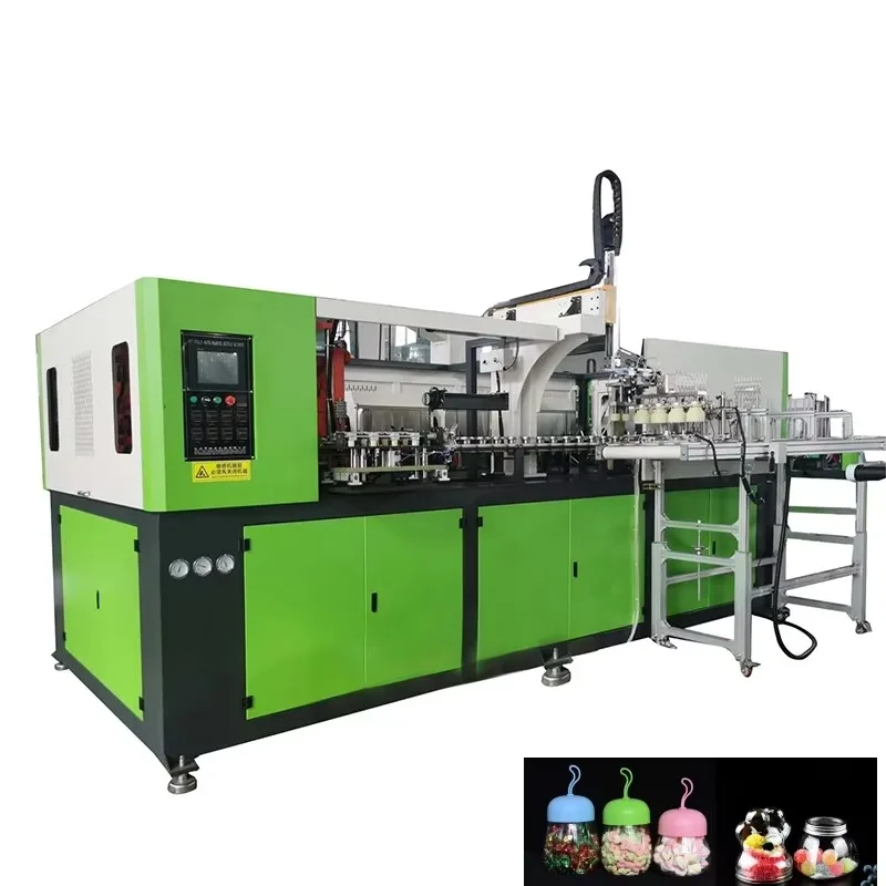 YG Customized High Quality Full Automatic 4 Cavity Bottle Blowing Machine Plastic PET Candy Jar Making Blow Molding Machine Pri