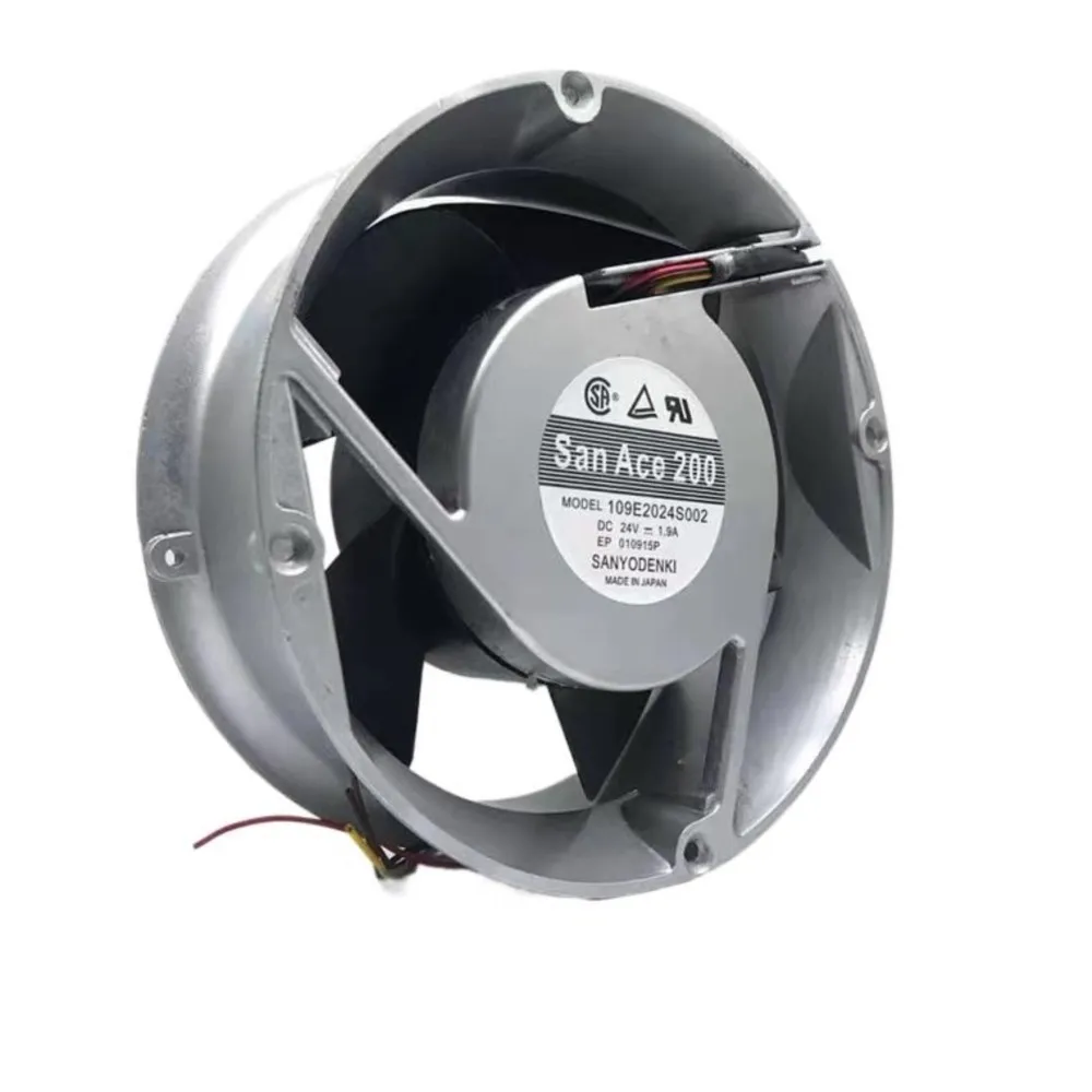 

109E2024S002 DC 24V 1.9A 200*70MM 20cm 200mm 4 lines Round Server Inverter Converter Cooling Fan