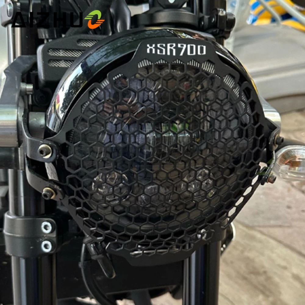 

Motorcycles Accessories For Yamaha XSR900 2016 - 2020 2021 2022 XSR 900 Headlight Grille Guard Protector Head light Lamp Cover