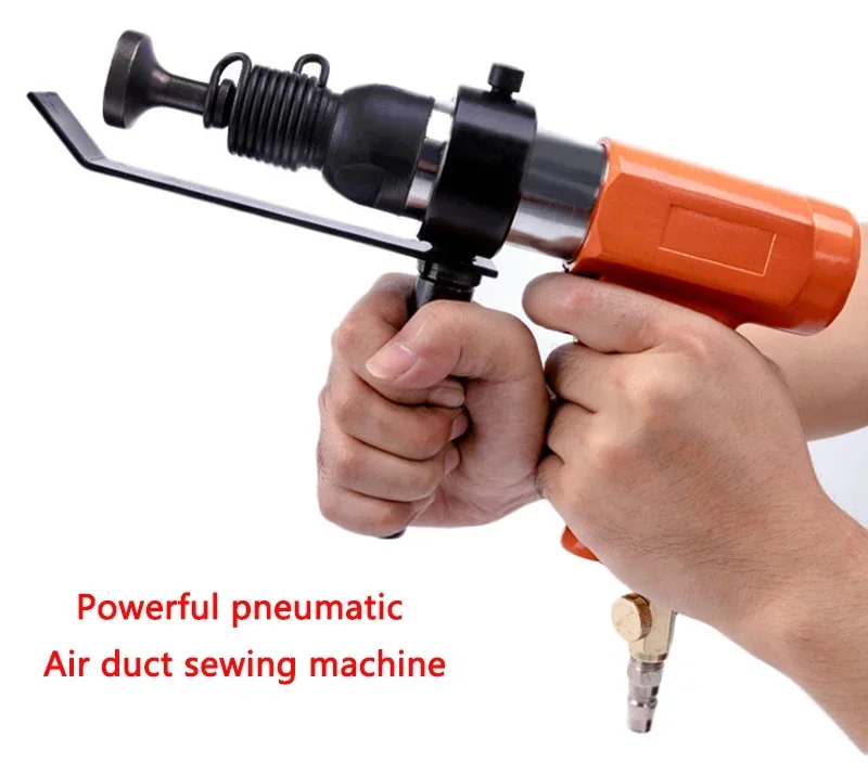 Pneumatic Seaming Machine Impact Hammer Air Hammer Knocking Vibration Air Duct Seaming Gun Iron Sheet Edge Sealing Machine