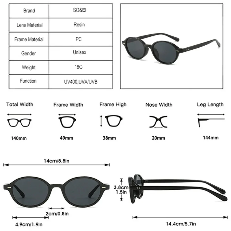 Occhiali da sole ovali piccoli retrò per donna uomo rivetti Shades Fashion Eyewear occhiali da sole di lusso UV400 marca Oculus donna Gafas y2k