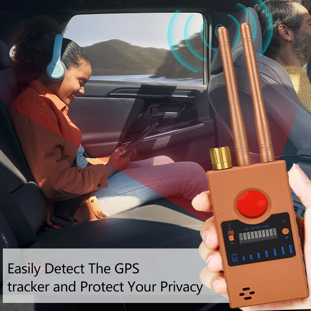 G529 Anti-tapping Anti-Spy Bug Detector GPS Locator Tracker Finder GSM Audio WiFi Camera RF Signal Automatic Detect Dual Antenna