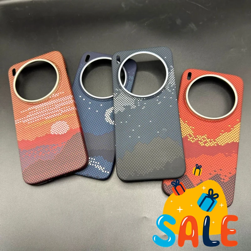 

For Vivo X300 X300 Pro Magnetic Phone Cover Case CArbon Shell Aramid Fiber Hard Shell Ultra-thin Lightweight Protective Cover