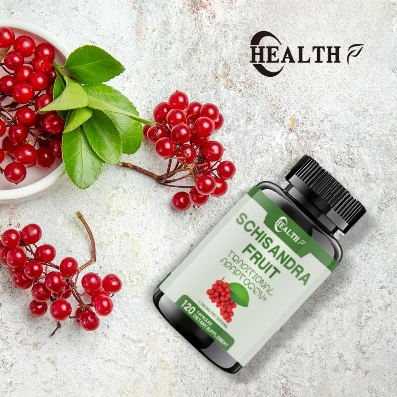 Schizandra Berry - Herbal Supplement For Stress And Liver Health - Helps The Body And Mind Relax With Natural Ingredients