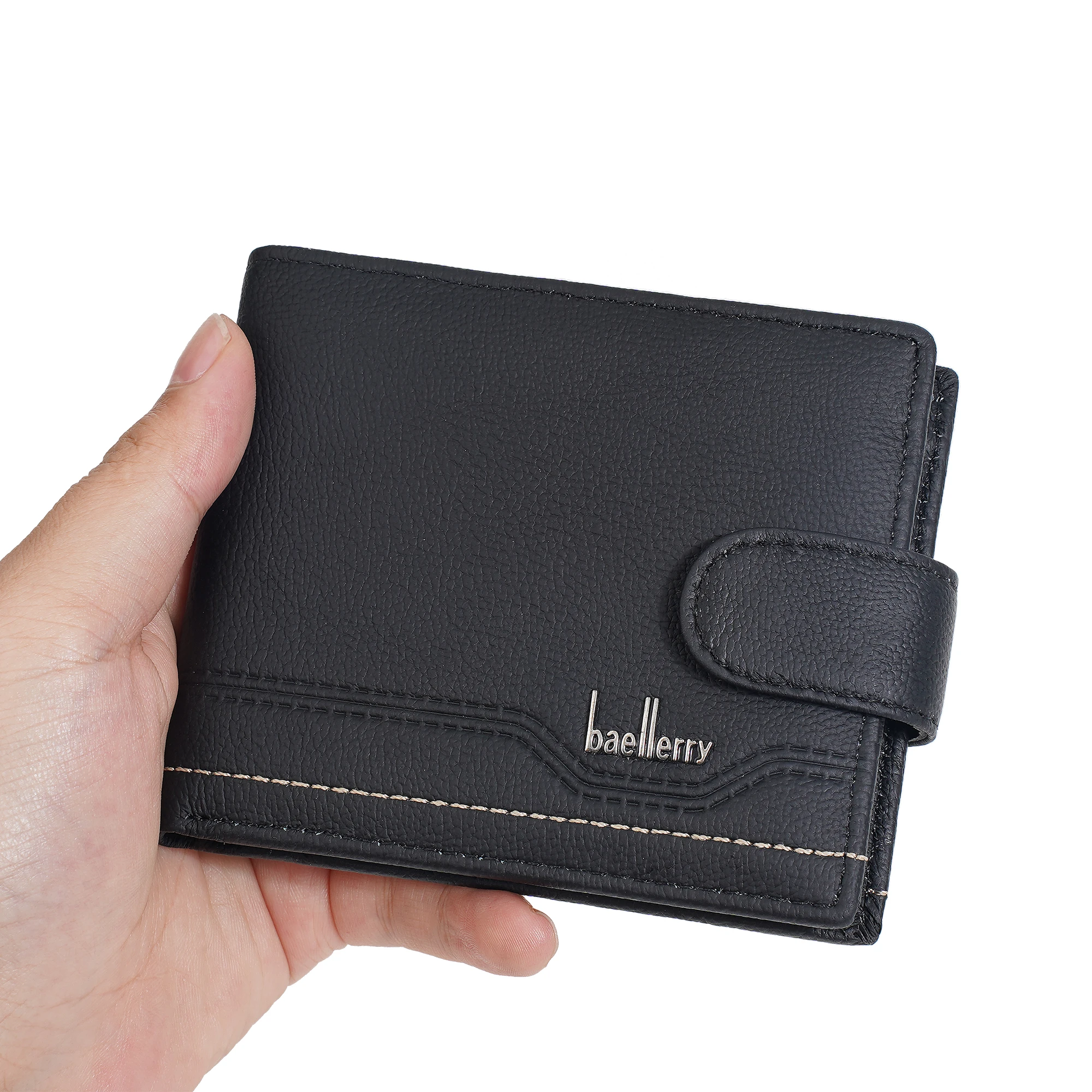 1Pcs Retro Men's Genuine Leather Wallet, First Layer Cowhide, Lightweight Short Card Holder, Multi-Card Slots, Coin Pocket, Trendy Business Wallet, Perfect Birthday Gift