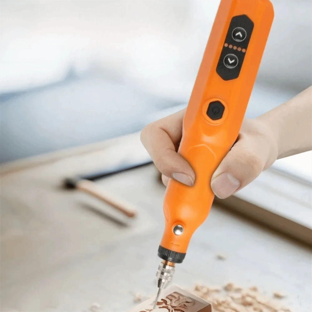 

Cordless Mini Wireless Drill Digital Display 3.7V Power Mini Rotary Tool 5-Speed Adjustable Handheld Mini Engraving Machine