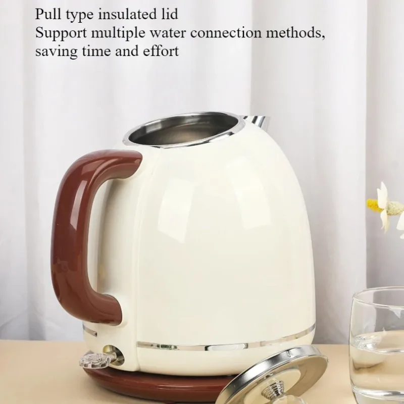 

1.8L Portable Electric Kettle With Auto Power Off 220V Double Layer Anti Scalding Stainless Steel Coffee Tea Pot Kitchen Gadgets