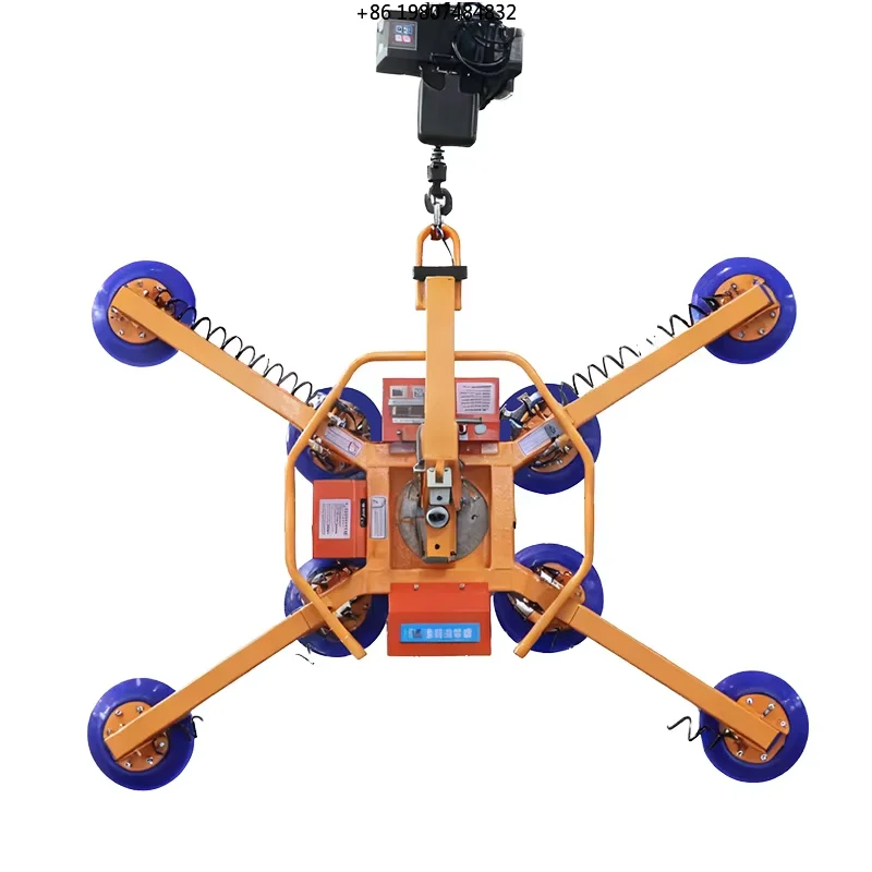 Non-powered Vacuum Lifting Equipment 400kg-20000kg Sheet Metal Glass Electric Tilting 360 Degree Construction Lifter