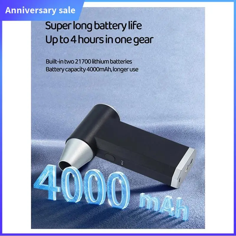 

AD23-High-Efficiency Mini Turbo Fan 100,000RPM, Wind Speed To 35M/S Handheld Electric Blower For Home And Outdoor Use