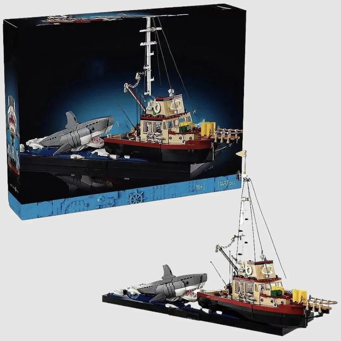 bateau-diorama-a-machoires-requin-bateau-pirate-blocs-de-construction-modele-de-bateau-de-peche-briques-jouets-cadeau-d'anniversaire-et-de-noel-pour-enfants-nouvelle-collection-2025