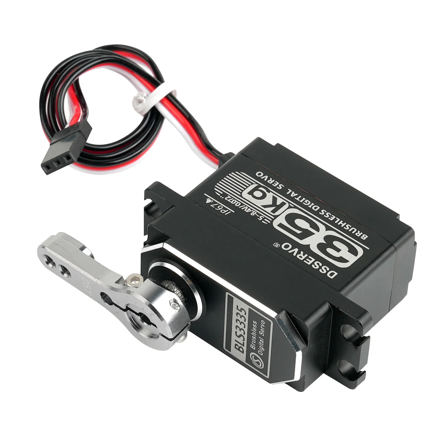 35Kg Bls3335 Digitale Servomotor Hoge Snelheid Borstelloze Volledig Metalen 180/270/360 8.4V Waterdichte Ip67 Voor 1:8 1:10 1:12 Rc Auto Robot