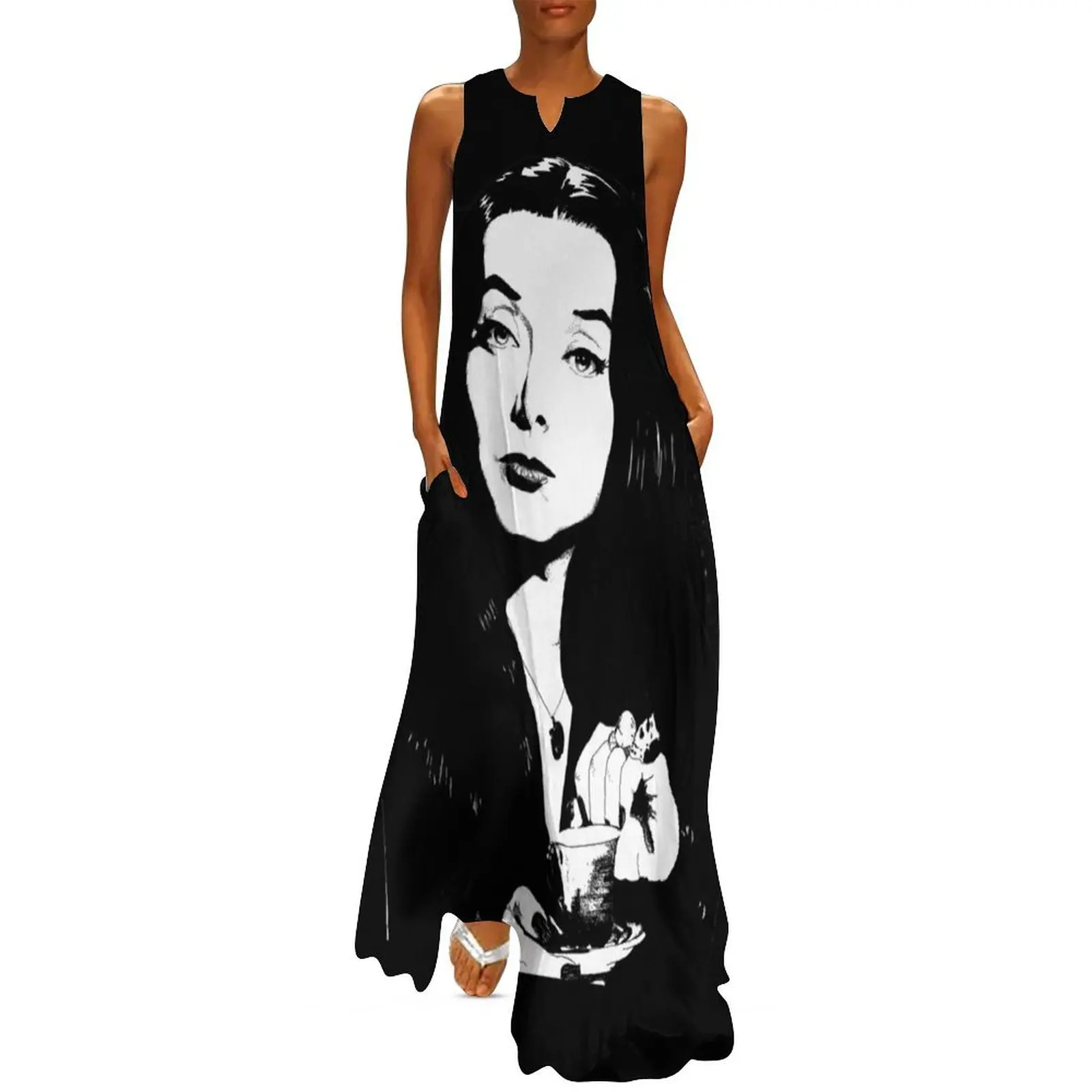 Morticia Addams Long Dress birthday dresses for women dresses for womens 2025 long dresses for women dress party night Dress