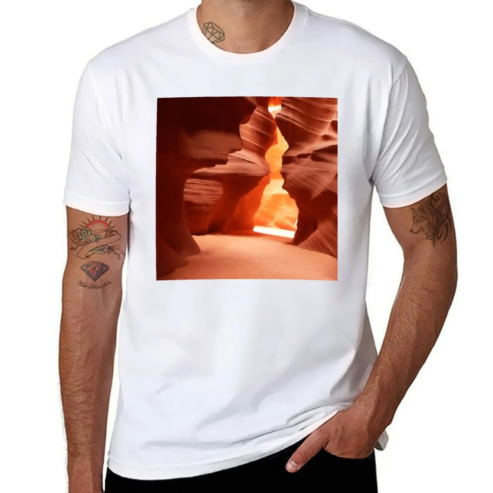 

Photo Antelope Arizona Art Canyon T-Shirt Stretch Fabric Comfort T-Shirt