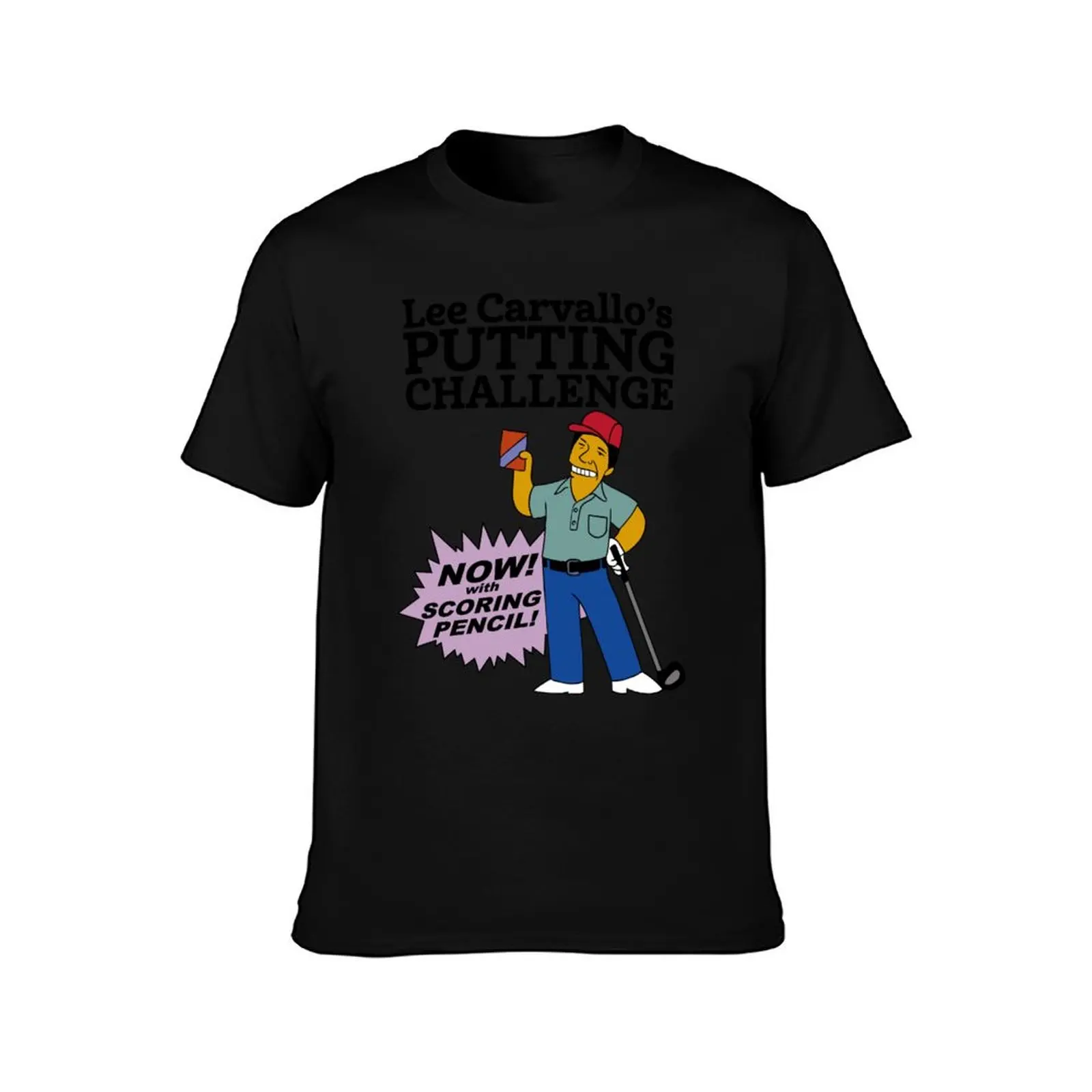 Lee Carvallo's Putting Challenge T-Shirt custom shirt Aesthetic clothing mens designer clothes