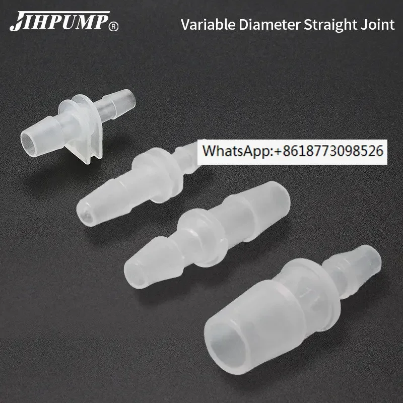 

Silicone tube variable diameter straight-through connector plastic hose connector joint peristaltic pump accessories