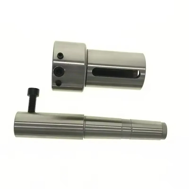 Telescopic Round Die Holder Floating Tail Stock  Morse Taper Fixed Sleeve for Lathe Milling External Screw Thread